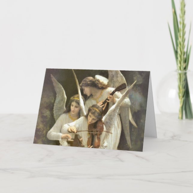 Cartão Placa Angels Musical (Frente)