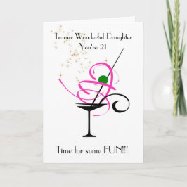 CARTÃO PLACA ANIVERSÁRIO DE 21 ANOS DE FILHA