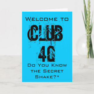 Cartão Placa aniversário de 40 anos