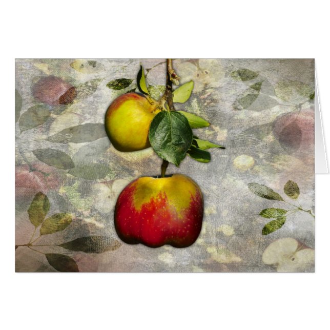 Cartão Placa Apple (Frente Horizontal)