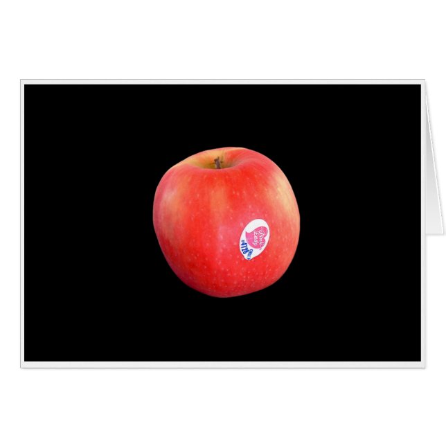 Cartão Placa Apple Rosa Cripps (Frente Horizontal)