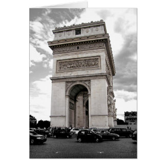 Cartão Placa Arc Paris