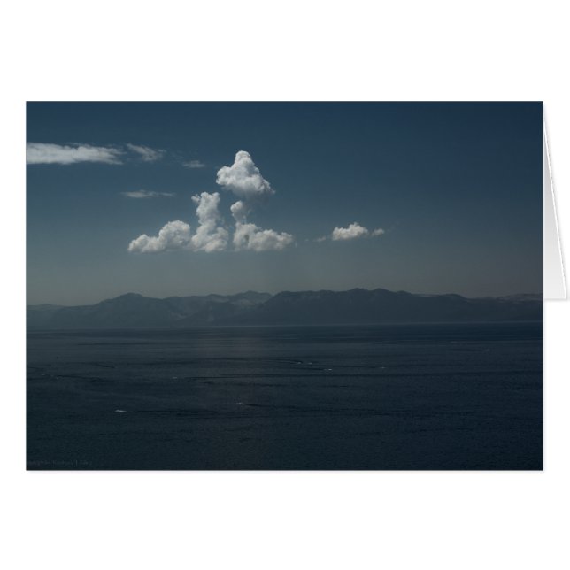 Cartão Placa Blues de Verão (Frente horizontal)