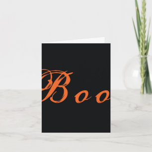 Cartão Placa Boo