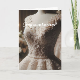 Cartão Placa branca do Chá de panela parabéns