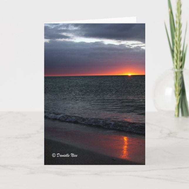 Cartão Placa brilhante (Frente)