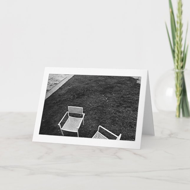 Cartão Placa CHAIRS (Frente)