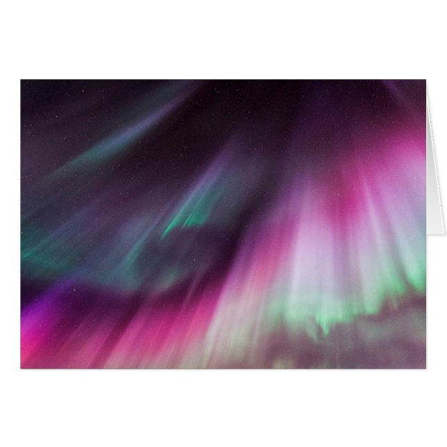 Cartão Placa clara do Norte bonito (Frente Horizontal)