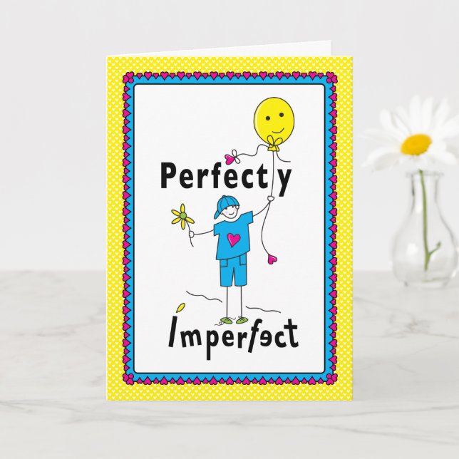 Cartão Placa de 2_saudação perfeita 5"x7" (Planta pequena)