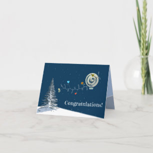 Cartão Placa de ácido amino com cadeia de vida útil - tex