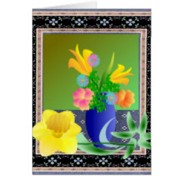 Cartão Placa de Alma das Flores