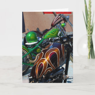 Cartão Placa de aniversário com flocos metálicos