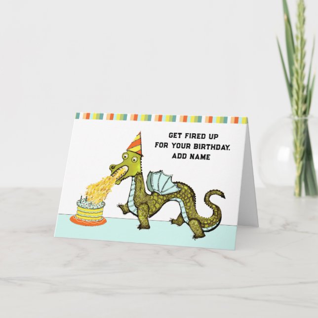 Cartão Placa de aniversário de criança (Frente)