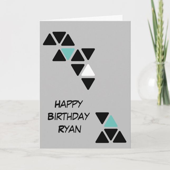 Cartão Placa de aniversário de criança (Frente)