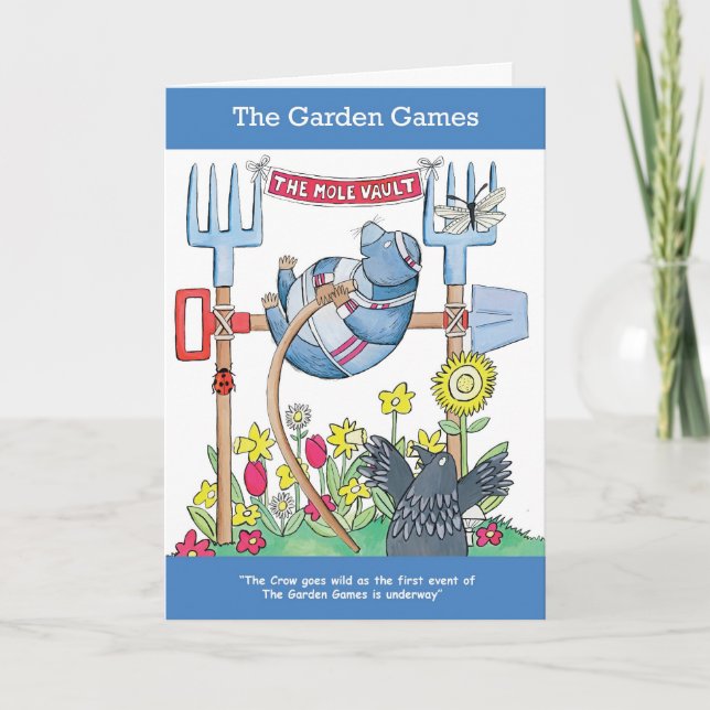 Cartão Placa de Aniversário do Mole Vault (Frente)