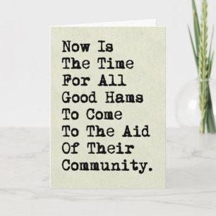 Cartão Placa de Aniversário do Radio Ham de Cotação de Te