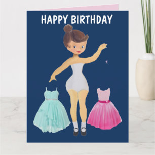 CARTÃO PLACA DE ANIVERSÁRIO DOLL 5X7 PARA GAROTA