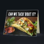 CARTÃO PLACA DE ANIVERSÁRIO TÁQUO FUNNY<br><div class="desc">CARTÃO DE ANIVERSÁRIO TACO PARA QUALQUER UM!</div>