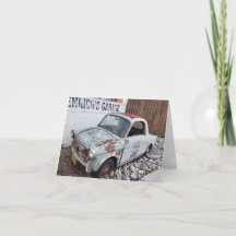 Placa de anotação do vazio Rusty