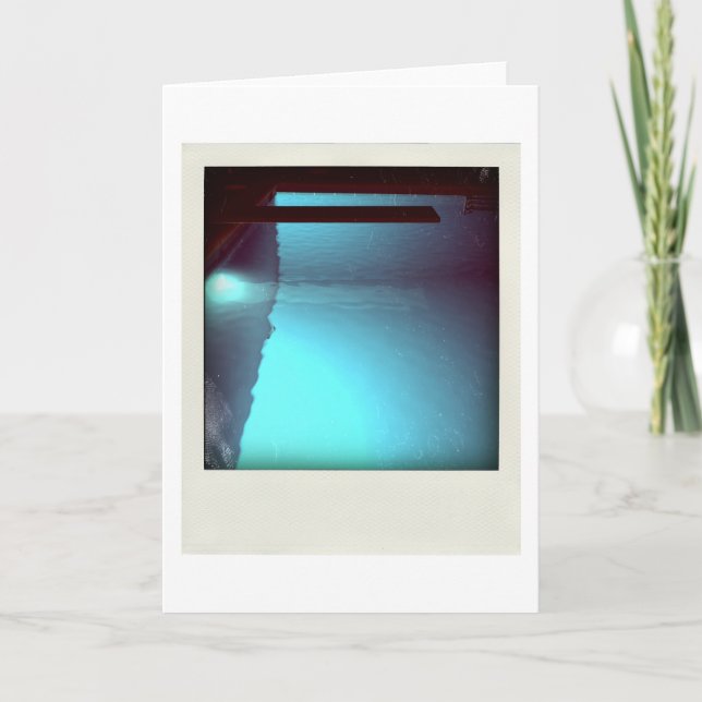 Cartão Placa de arte do computador 3d da Piscina 09d07 (Frente)