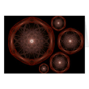 Cartão Placa de arte frontal de Padrões de som