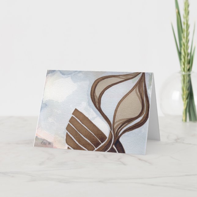 Cartão Placa de bordo Roll Notecard (Frente)