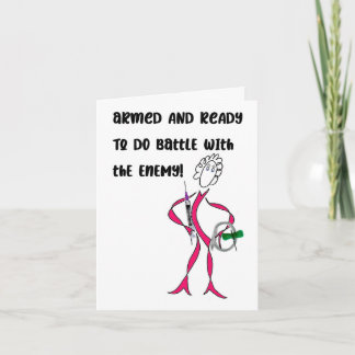 CARTÃO PLACA DE CANCER DE LUTA