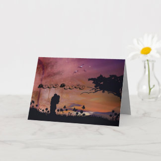 Cartão Placa de chama dupla