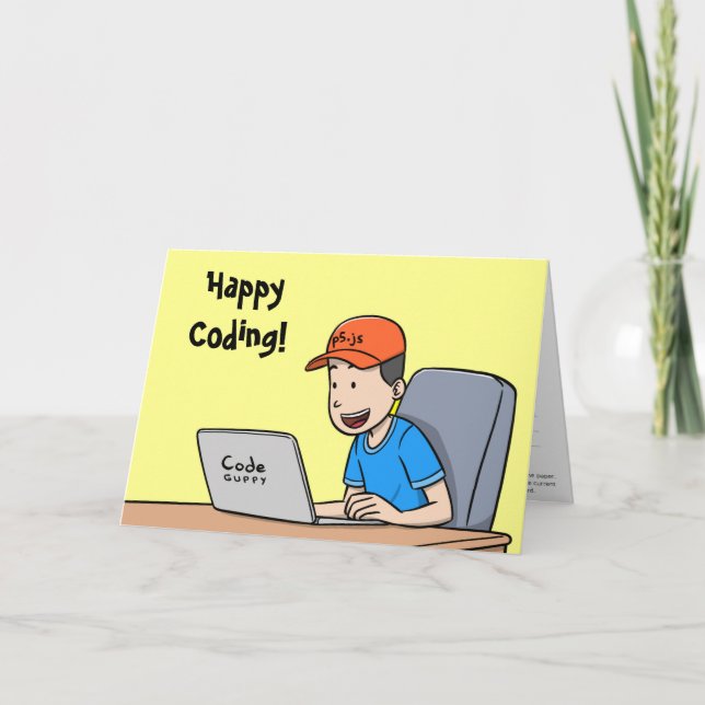 Cartão Placa de codificação para crianças (dentro do prog (Frente)