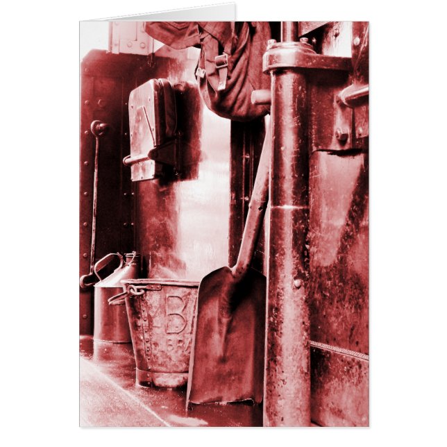 CARTÃO PLACA DE COMBOIOS DE VAPOR (Frente)