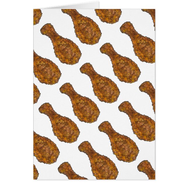 Cartão Placa de Comida de espuma de galinha com pernas fr (Frente)