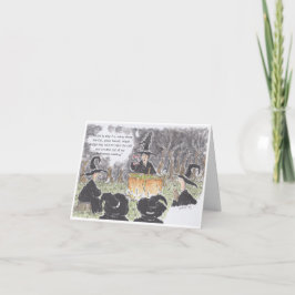 Cartão Placa de Cozinhar Halloween