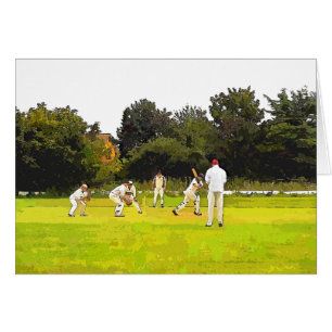 CARTÃO PLACA DE CRICKET