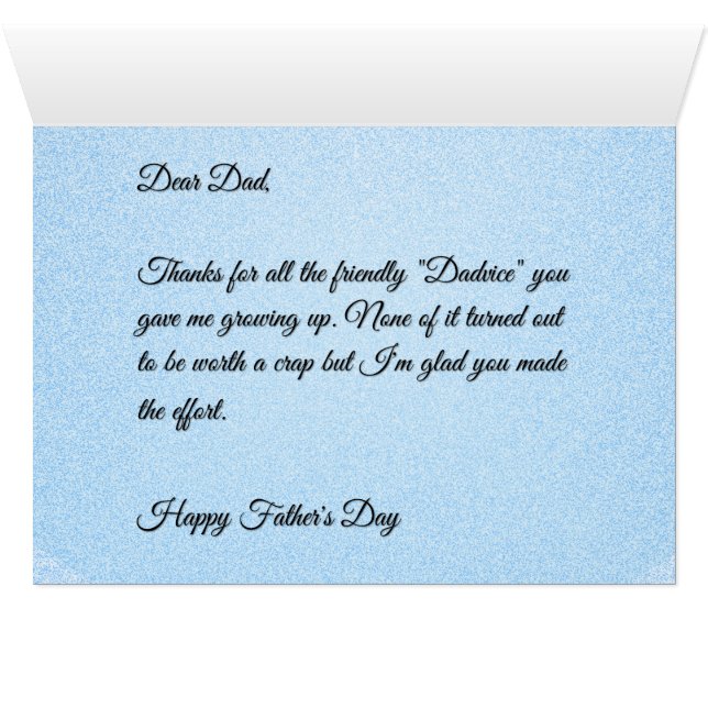 Cartão Placa De Dconselheiro Engraçado Alternativo Incorr (Interior horizontal (base))