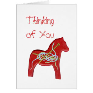 Cartão Placa de Dentro do Vazio do  do Knitters