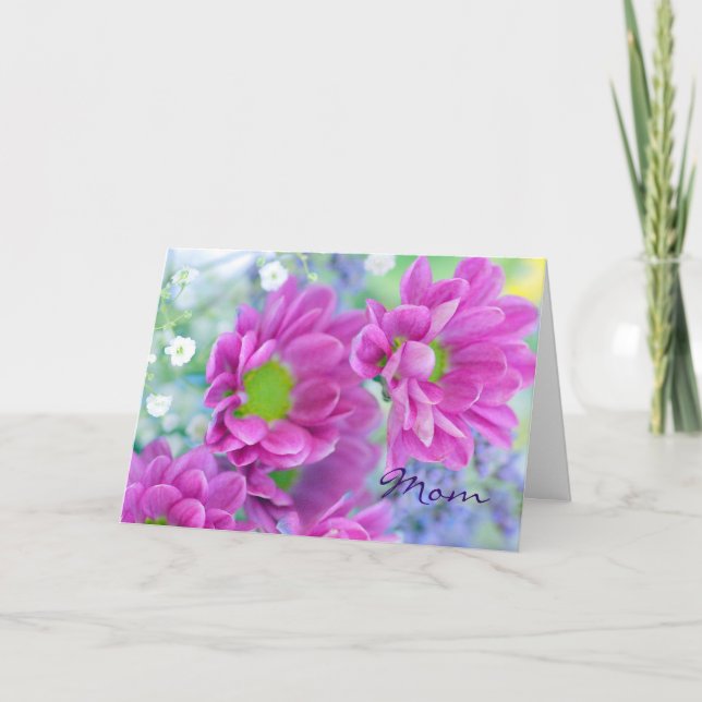 Cartão Placa de Dia de as mães (Frente)