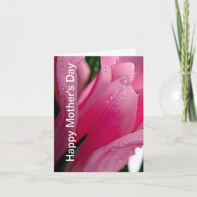 Cartão Placa de dia de as mães (Frente)