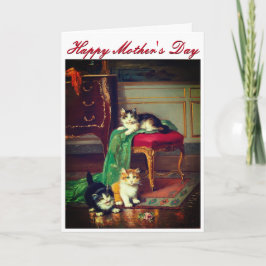 Cartão Placa de dia de as mães