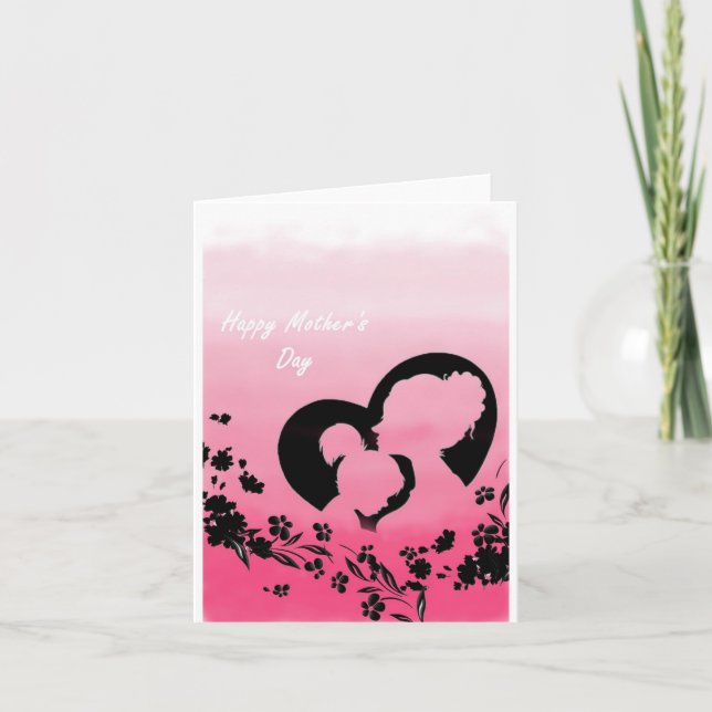 Cartão Placa de dia de as mães (Frente)