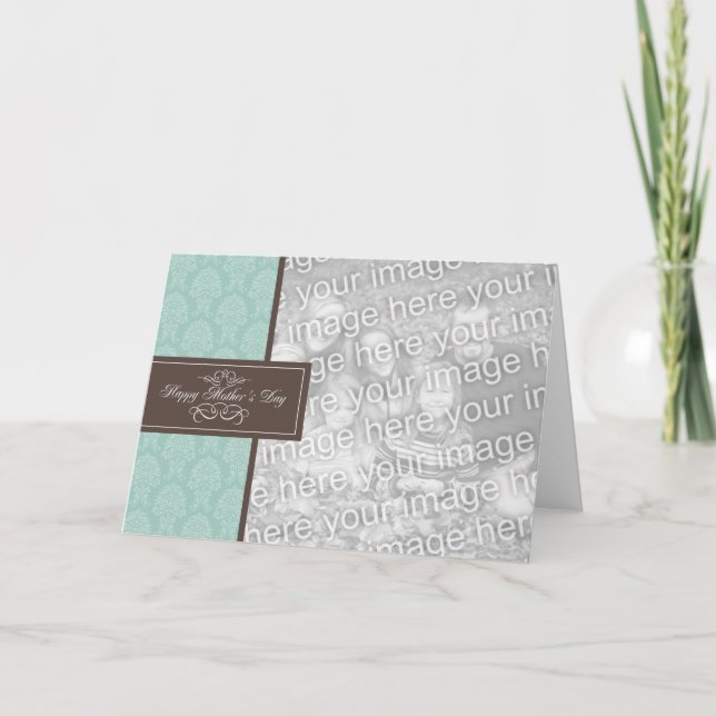 Cartão Placa de dia de as mães (Frente)