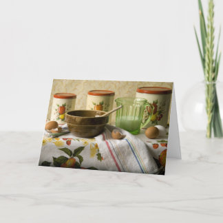 Cartão Placa de Dia de as mães 4342 Bowl & Cannisters