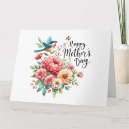 Cartão Placa de Dia de as mães bonito