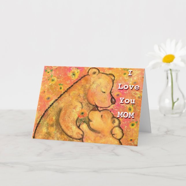 Cartão Placa de Dia de as mães da Mãe e Bebê (Planta pequena)