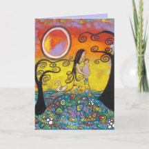 Placa de Dia de as mães de arte original da matern