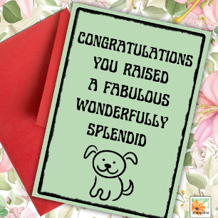 Cartão Placa de Dia de as mães de Pet Feliz e Engraçado c