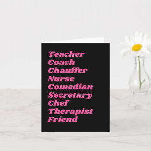 Cartão Placa de Dia de as mães de Texto Personalizável pa