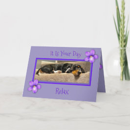 Cartão Placa de "Dia de as mães" engraçada com pino de ce