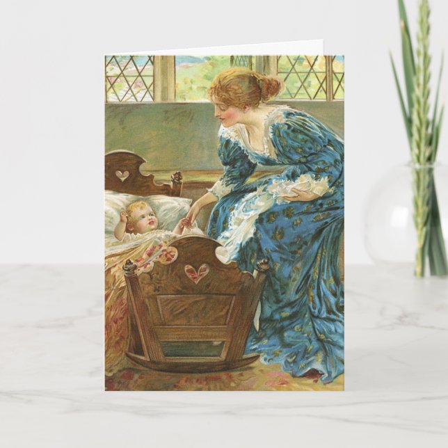 Cartão Placa de Dia de as mães Feliz (Frente)