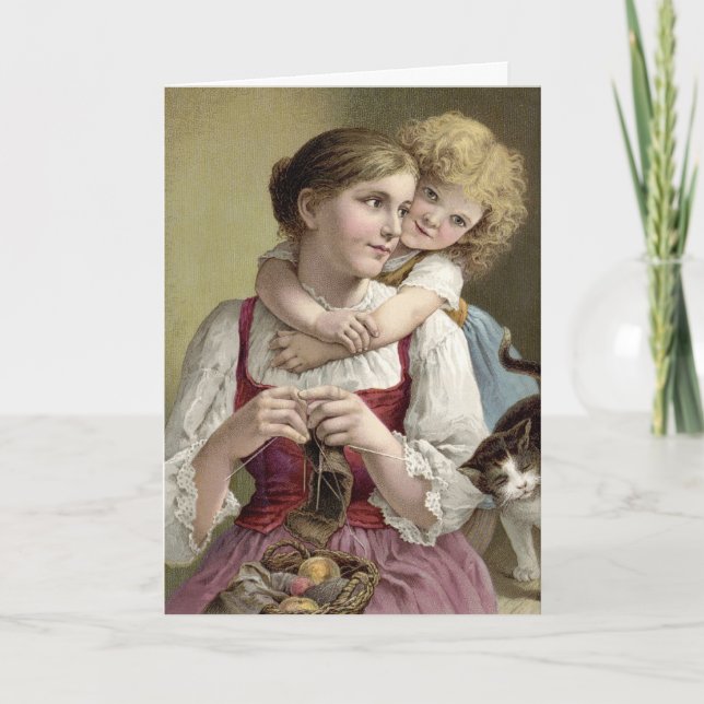 Cartão Placa de Dia de as mães Feliz (Frente)