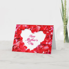 Cartão Placa de Dia de as mães Feliz